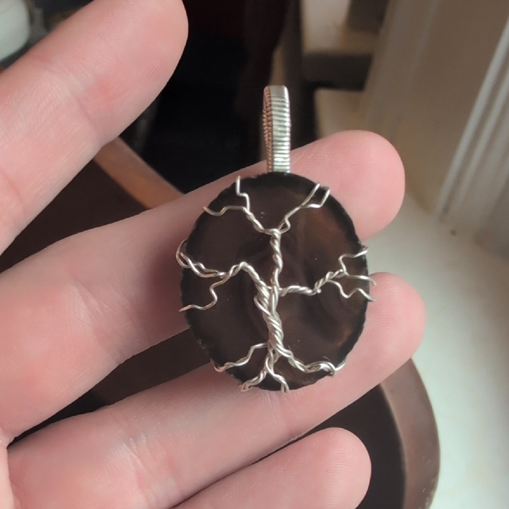 Wire Wrapped Tree Pendant